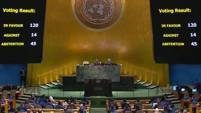 Резолюцию о немедленном перемирии в секторе Газа приняли в ООН