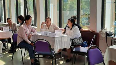 Казахстан Астана Центр занятости ярмарка вакансий молодежь
