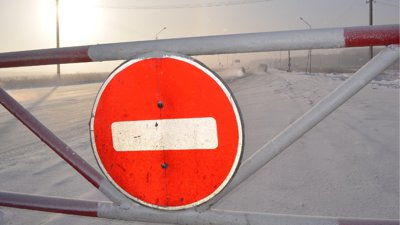 Закрытие дороги в Актюбинской области