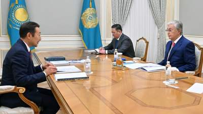 Касым-Жомарт Токаев принял Генерального секретаря СВМДА, фото - Новости Zakon.kz от 24.08.2023 18:05