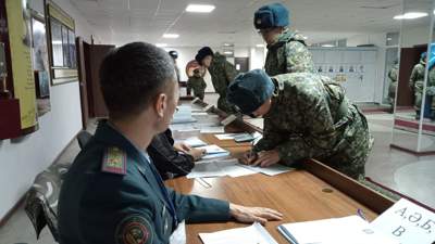 голосование Усть-Каменогорск военнослужащие