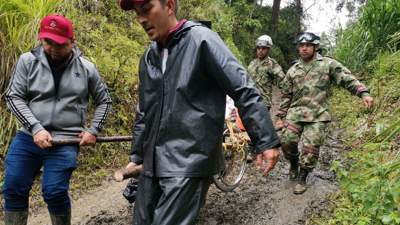 10 человек погибли после падения автобуса с обрыва в Колумбии