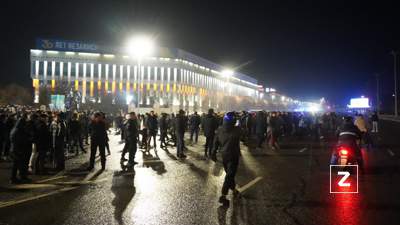 Митинги в Алматы