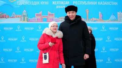 вручение ключей, помощь, акимат 