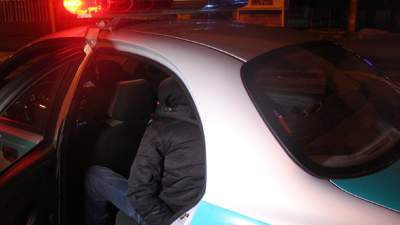 правонарушитель, полиция Алматы