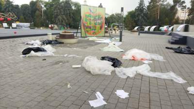 В акимате Алматы показали город после праздника