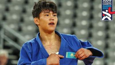 Нұрлан Исатаев дзюдодан кадеттер арасындағы әлем чемпионатында алтын жеңіп алды
