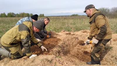 Под Москвой нашли останки казахского солдата