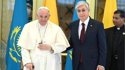 папа римский поблагодарил Казахстан