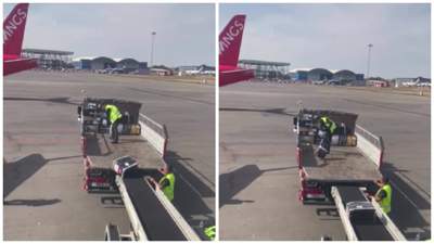 Казахстанцев возмутило видео с разгрузкой багажа в аэропорту Алматы