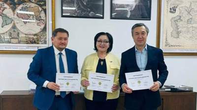 Президент Enactus Kazakhstan провела встречу с министром науки и председателем НПП "Атамекен"