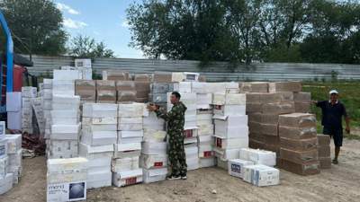 выявили контрабандные сигареты в Алматинской области