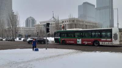 Астана, қар