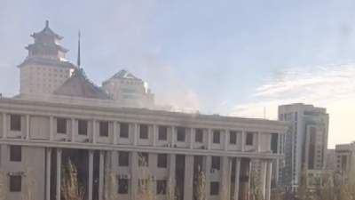 В Минобороны Казахстана назвали предварительную причину пожара в здании