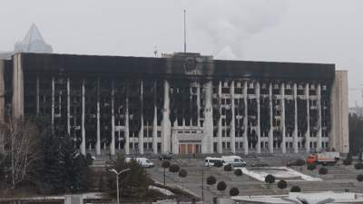 беспорядки акимат Алматы восстановление