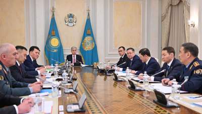 Токаев провел заседание Совета Безопасности