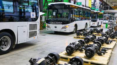автобусы собирают в Казахстане 