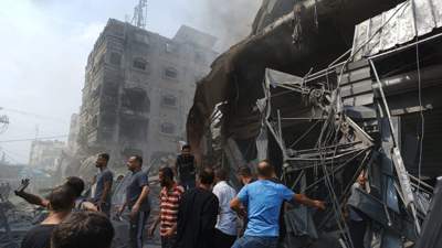 число погибших в секторе Газа превысило 2 тысячи