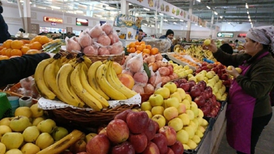 рынок, фрукты 