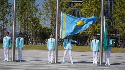 Флаг Казахстана подняли паралимпийцы над китайским Ханчжоу, фото - Новости Zakon.kz от 21.10.2023 11:10