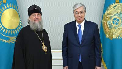 Президент Астана және Қазақстан митрополиті Александрды қабылдады