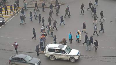 беспорядки в Алматы