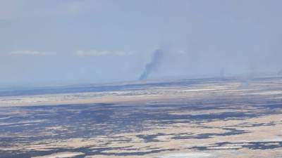 Пожар в Балхашском районе Алматинской области тушат 80 человек