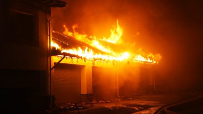 Сгорел дом в Костанайской области