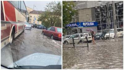Қарағандыны су басты, нөсер жаңбыр, қолайсыз ауа райы