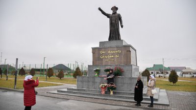 Открытие монумента в Туркестане