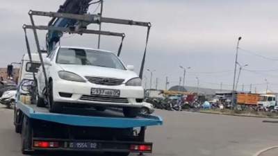 Задержан водитель, устроивший дрифт на алматинской парковке