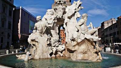 Fontana dei Quattro Fiumi, Италия, климат белсендісі, экология