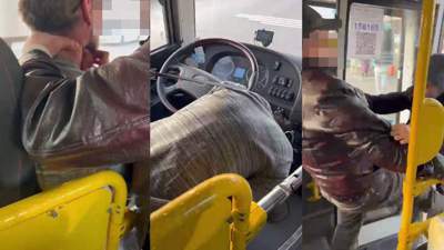 Пассажир автобуса едва не задушил водителя в Петропавловске