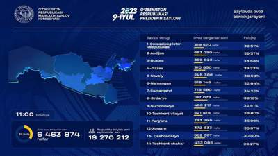 В ЦИК Узбекистана признали президентские выборы состоявшимися