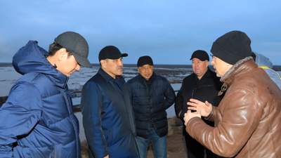 Нуржан Нуржигитов проинспектировал ход восстановительных работ на участках трассы Курты - Бурылбайтал