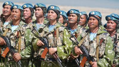 Казахстан 9 мая парад Министерство обороны армия 