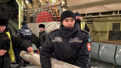 Казахстанские спасатели в Турции