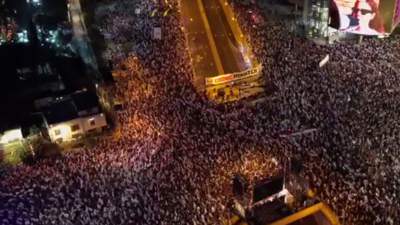 Порядка 360 тысяч израильтян вышли на улицы городов с протестами