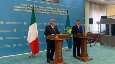 Глава МИД Италии пообещал работать над облегчением визового режима с Казахстаном