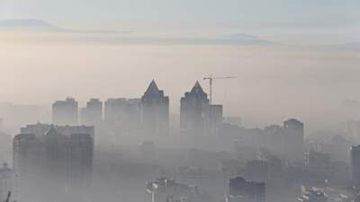 смог в Алматы