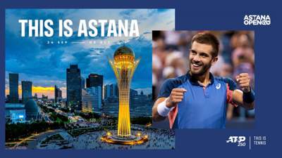 Десять игроков из ТОП-50 сыграют на турнире ATP-250 "Astana Open"
