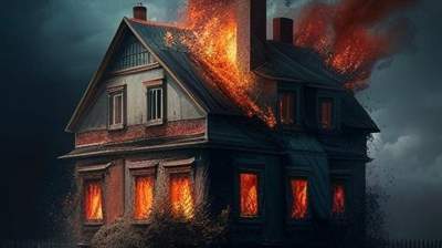 В Оренбургской области при пожаре жилого дома погибли три человека, фото - Новости Zakon.kz от 31.12.2022 13:12