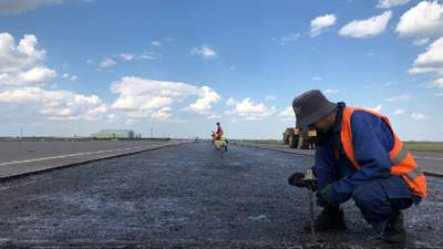Когда может завершиться ремонт дороги близ «Алтын Орды» 