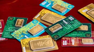 Около 2 800 золотых слитков продано в июле в РК