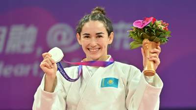 Әбиба Әбужақынова, Қытай, Азия ойындары, күміс медаль
