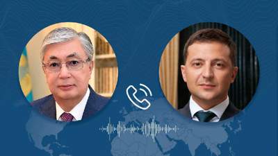 президенты Казахстана и Украины поговорили по телефону