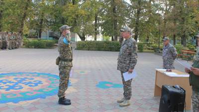 На западе Казахстана прошли боевые учения