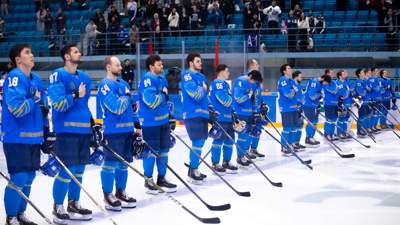 Хоккей: где можно будет посмотреть матчи Казахстан - Россия и Казахстан - Беларусь