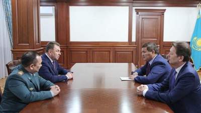 Нурлыбек Налибаев встретился с министром ЧС