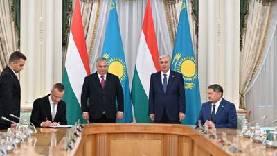 Казахстан Венгрия визит, фото - Новости Zakon.kz от 02.11.2023 15:22